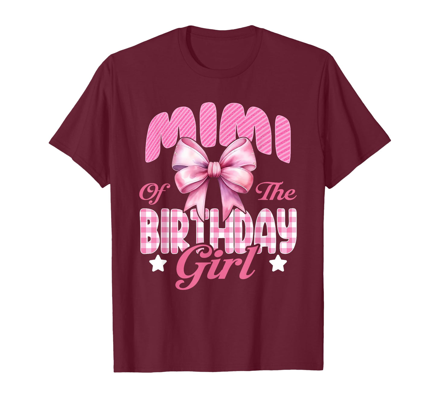 Mimi of The Birthday Girl Family Pink Coquette Bow T-Shirt