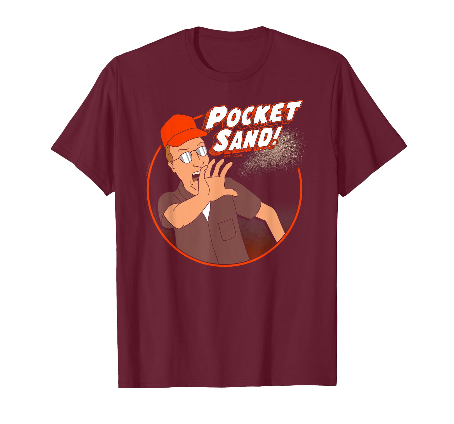 King of the Hill Dale Gribble Pocket Sand Cartoon T-Shirt