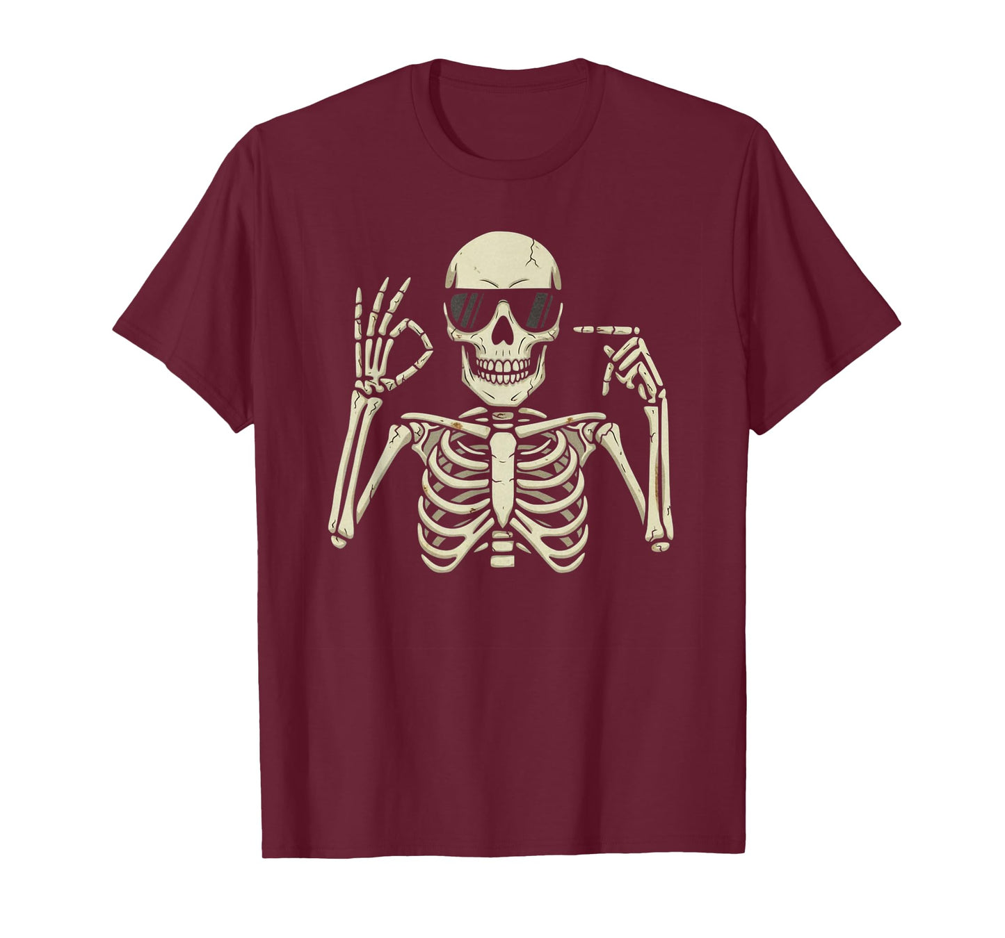 67 Skeleton Six Seven Halloween Meme T-Shirt