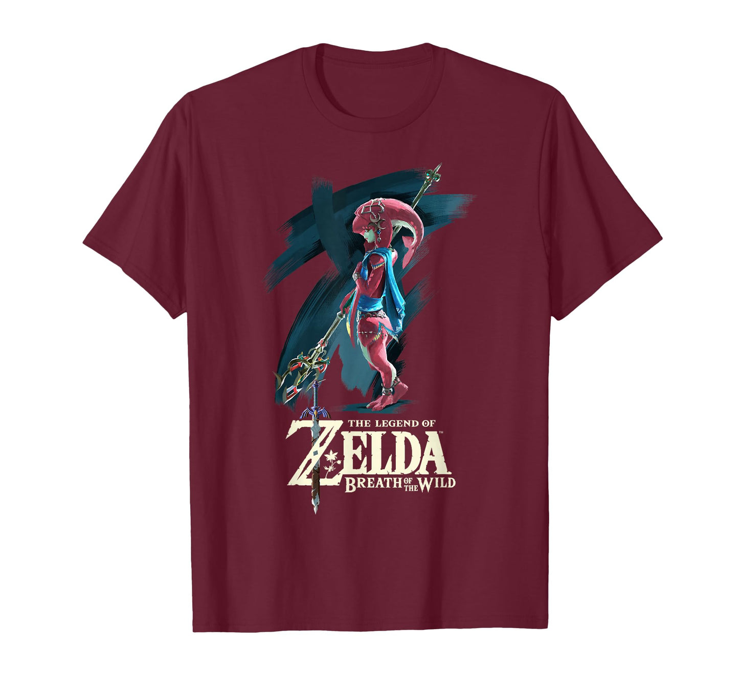 Legend of Zelda Breath of the Wild Mipha Paint Brush T-Shirt T-Shirt