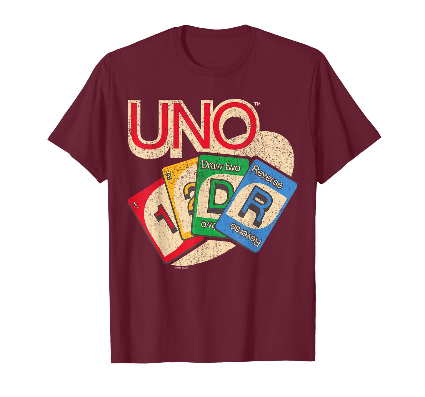 UNO Card Spread with Logo T-Shirt