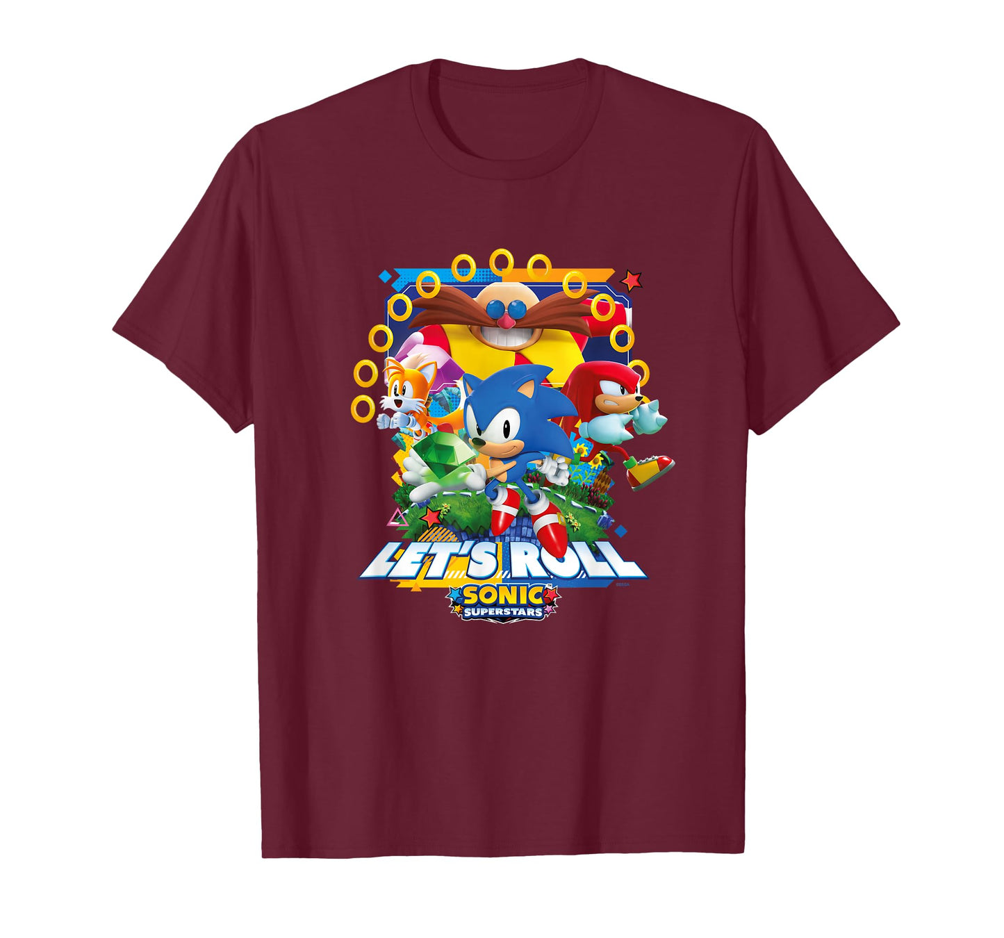 Sonic the Hedgehog, Sonic Superstars - "Let's Roll!" T-Shirt
