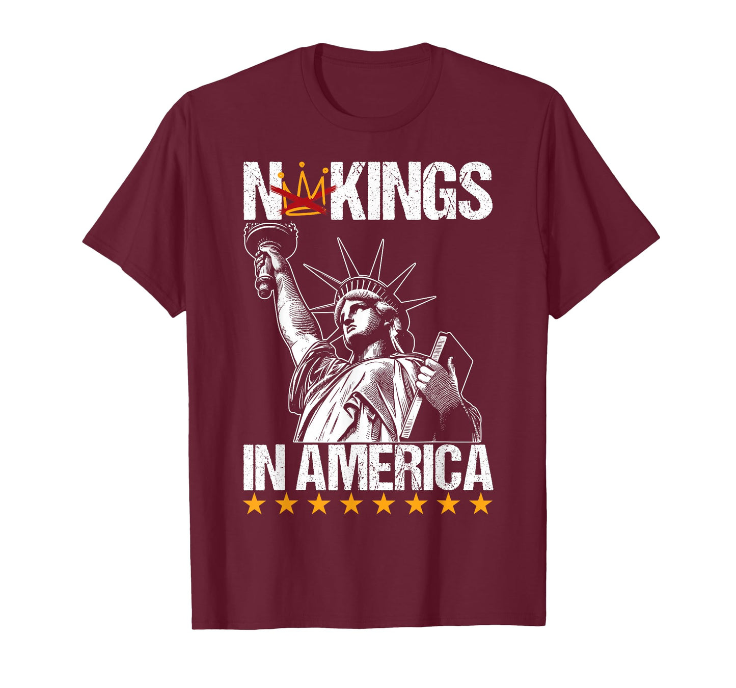 No Kings in America Protest Democraty Statue of Liberty T-Shirt
