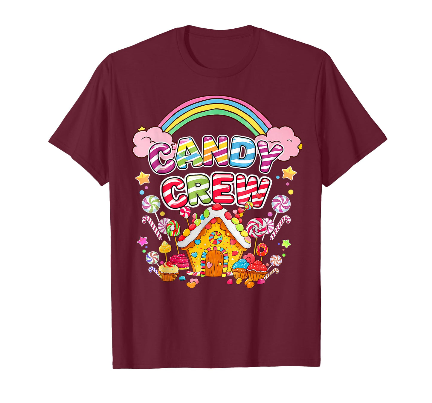 Candy Crew Candy Costume Funny Candy Squad Women Girls T-Shirt