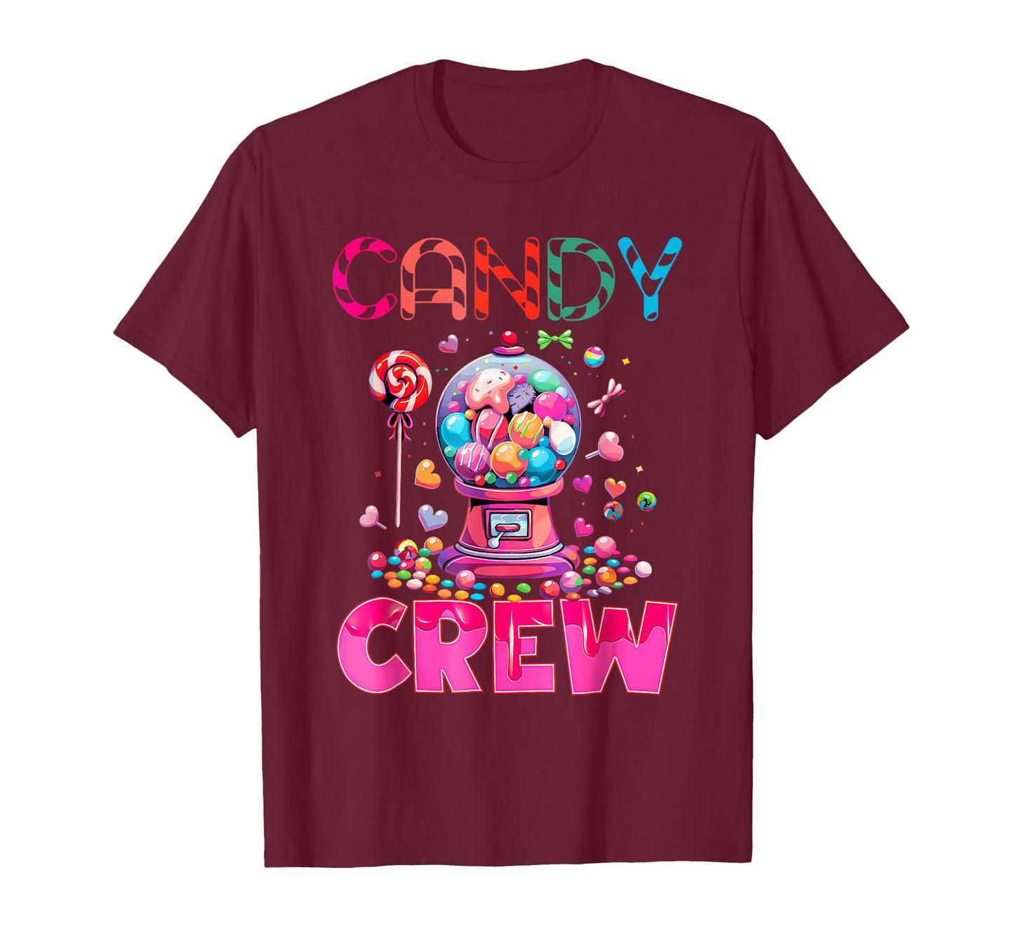 Candy Crew Candy Costume Women Candy Land Kids Sweetie T-Shirt