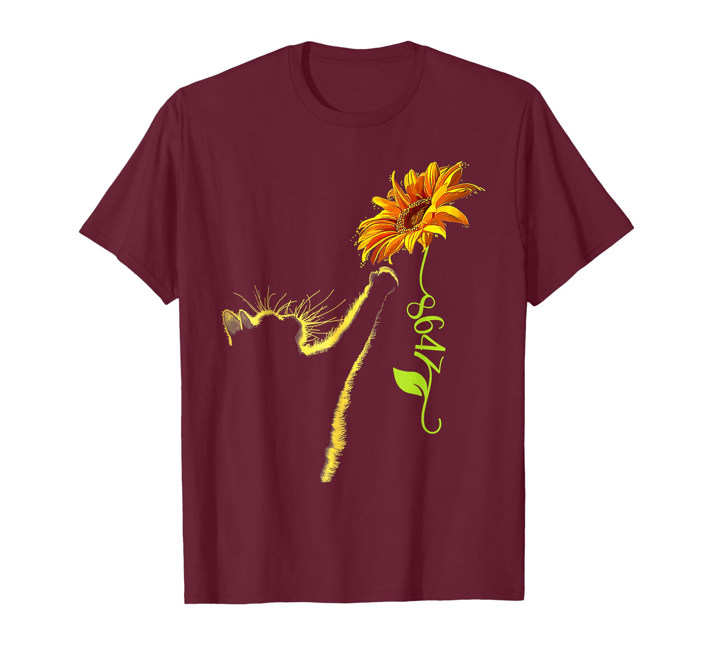 8647 Subtle Anti Trump 86 47 Sunflower Cat Lovers Feminist T-Shirt