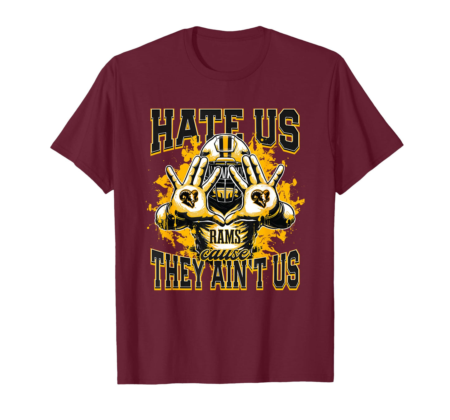 Worth County Rams Logo Hate Us Cause They Ain't HS T-Shirt