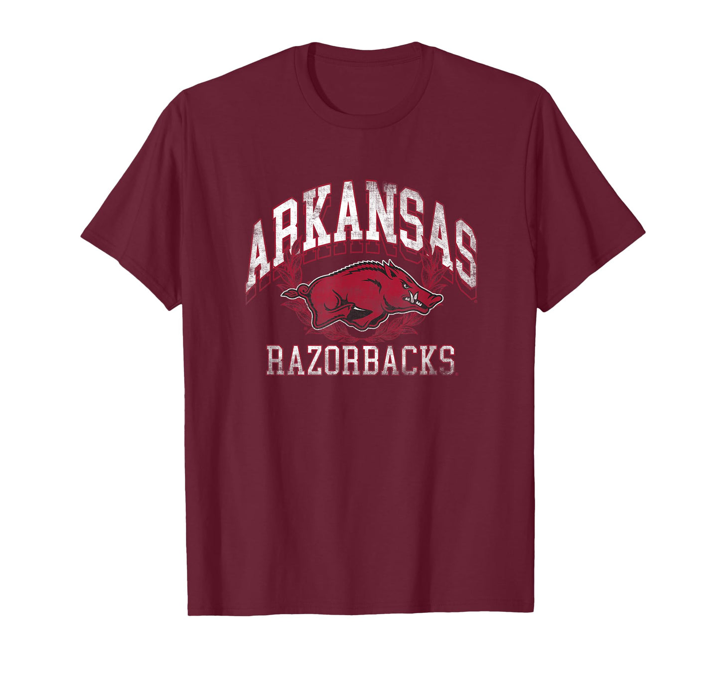 University of Arkansas Razorbacks Distressed Laurels T-Shirt