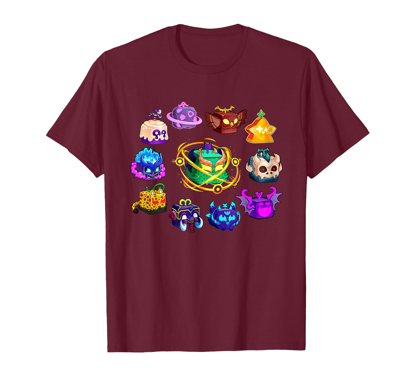 Mythical Cube Creatures Birthday Tee for Kids and Gamers T-Shirt