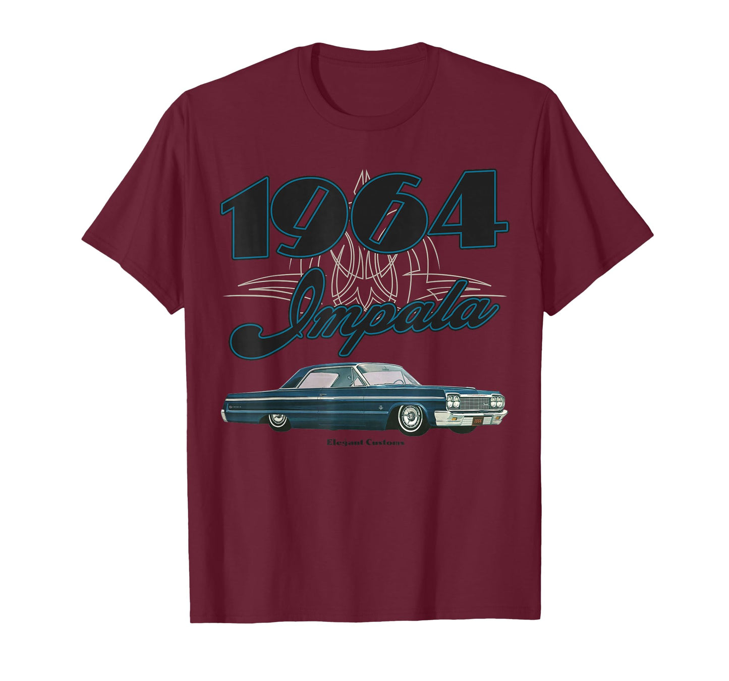 1964 Impala 3.0 Lowrider Kustom Lead Sled Hot Rod Muscle Car T-Shirt