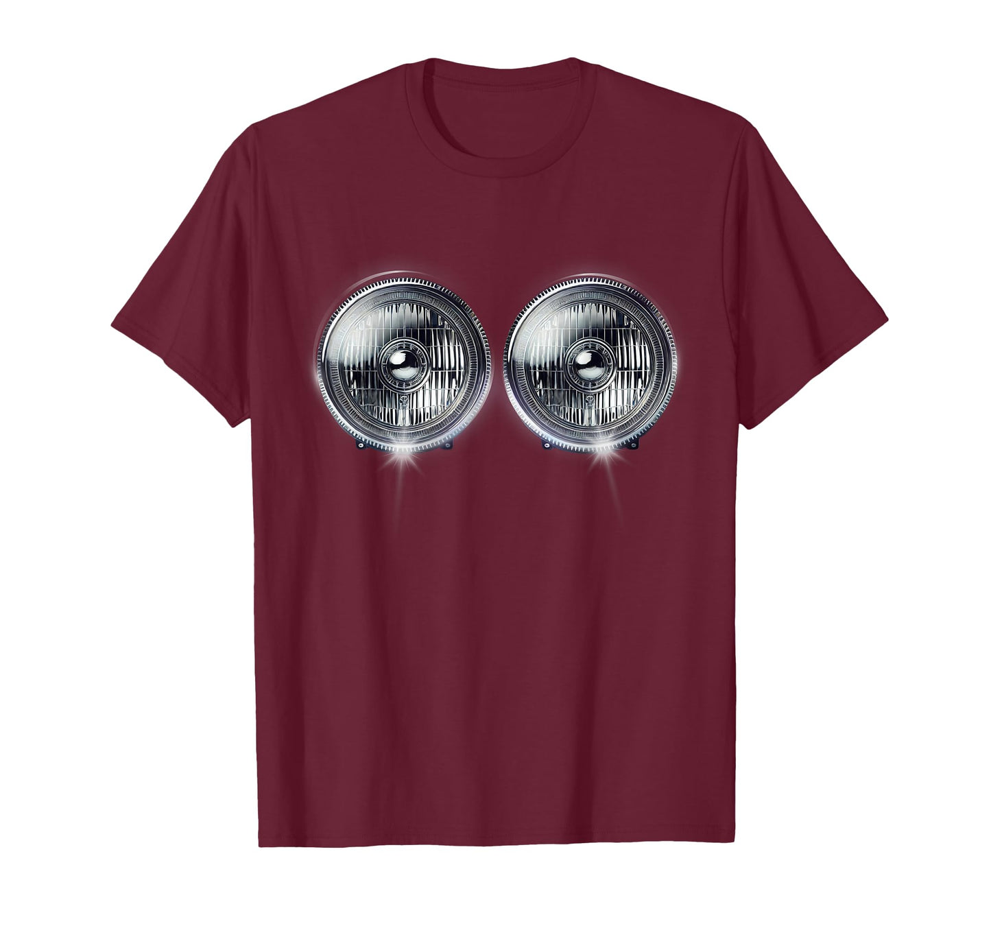 Headlights Funny Costume Tee Halloween T-Shirt