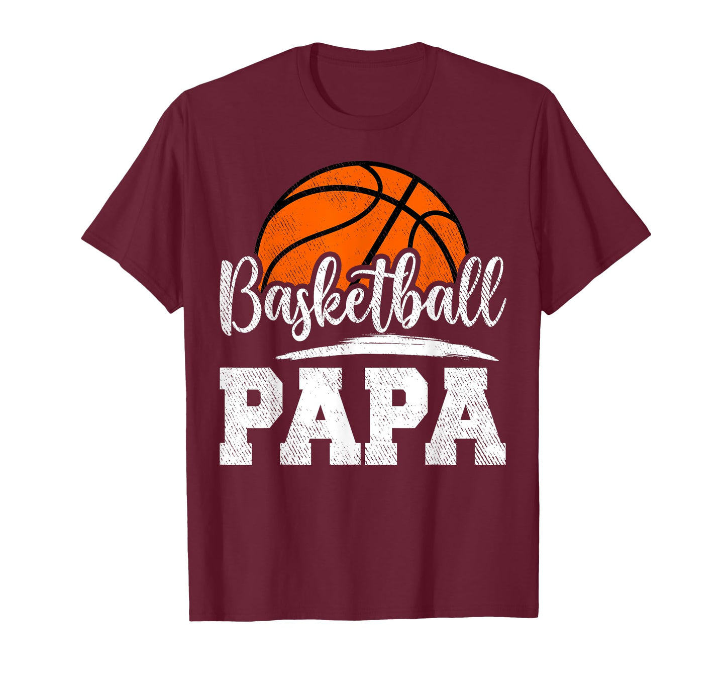 Basketball Papa Basketball Player Game Day Father's Day T-Shirt