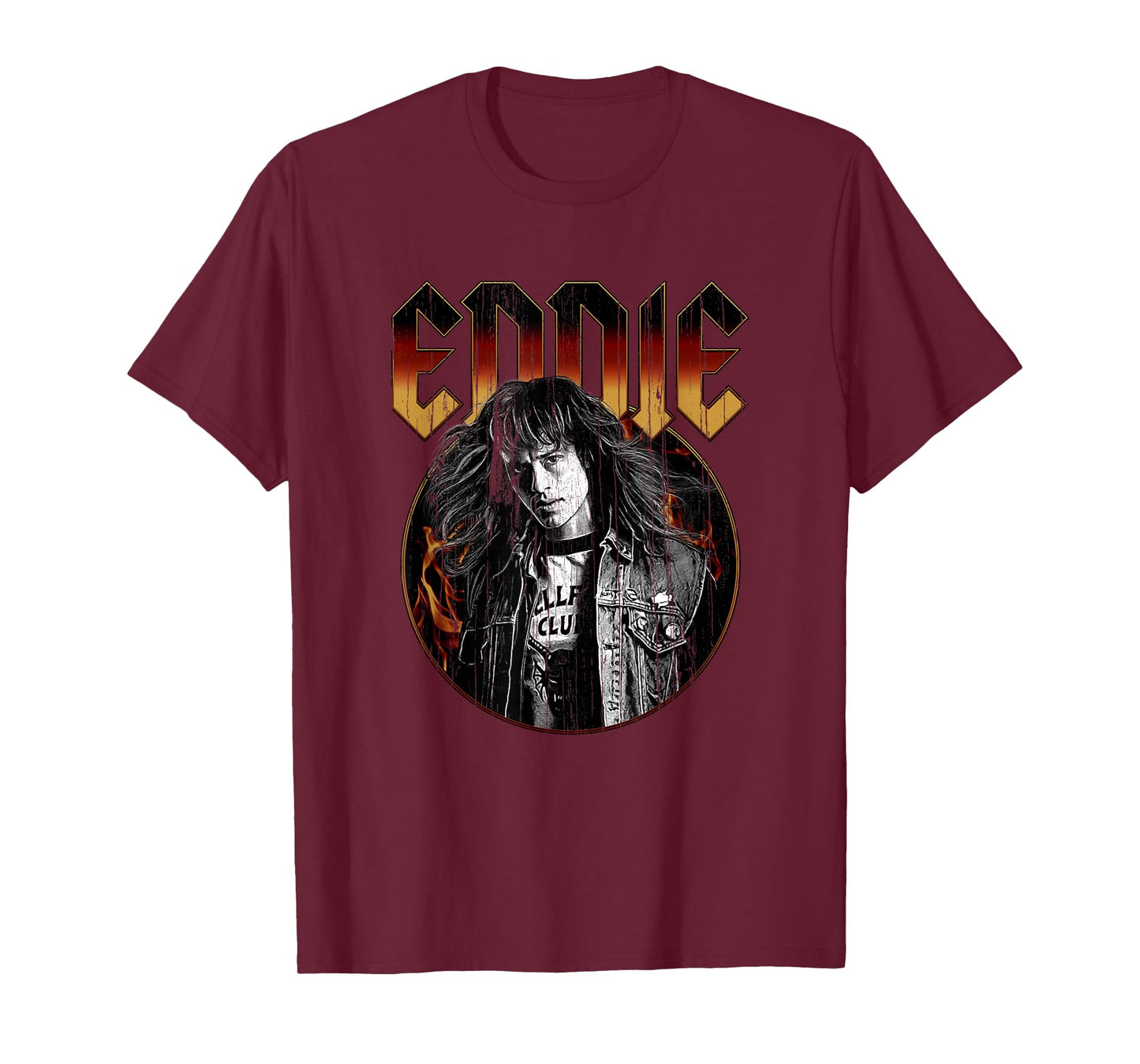 Stranger Things Eddie Munson Hellfire Club Vintage T-Shirt
