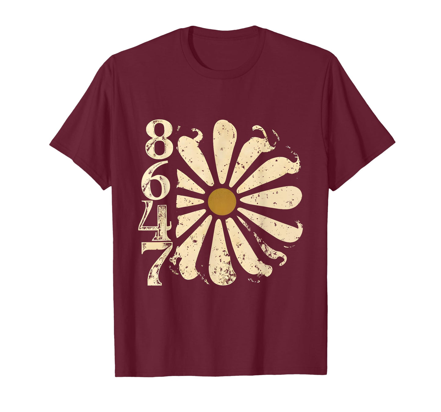 Vintage Floral 86 47 Aesthetic Wildflower Flower Costume T-Shirt