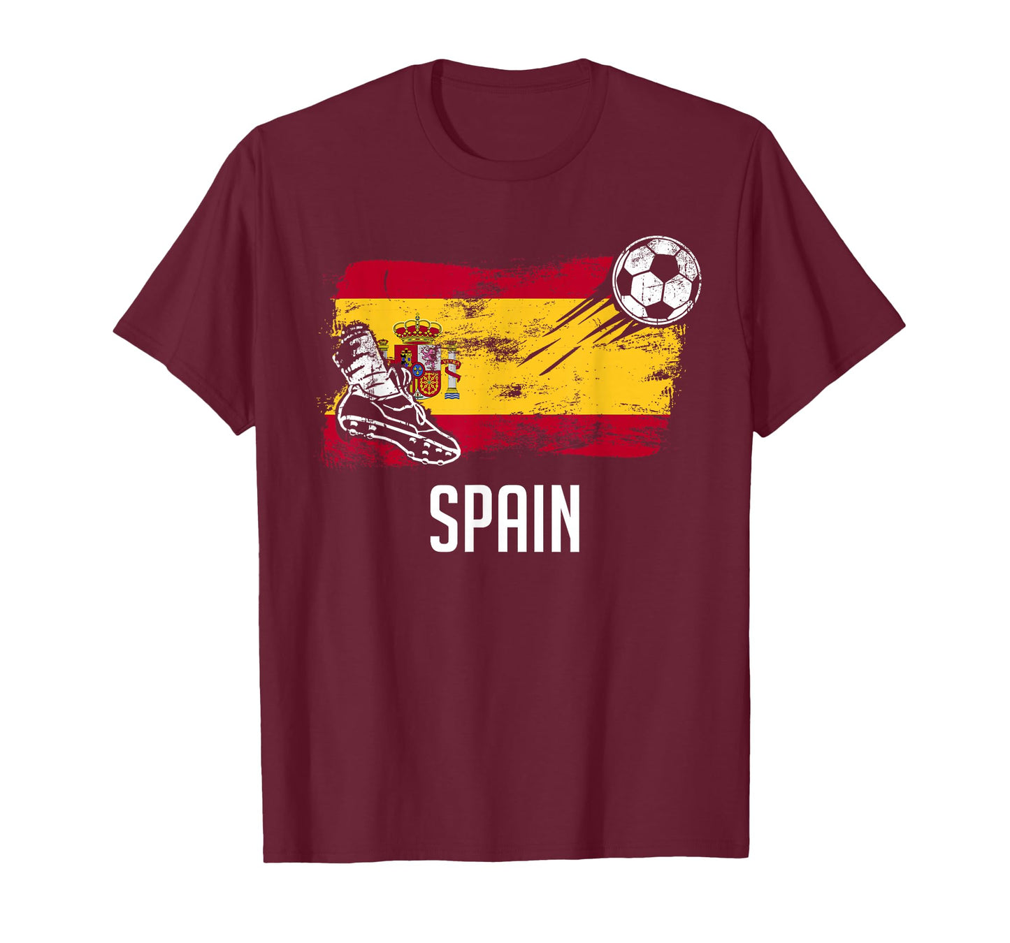 Spain Flag Jersey Spanish Soccer Team Spanish T-Shirt