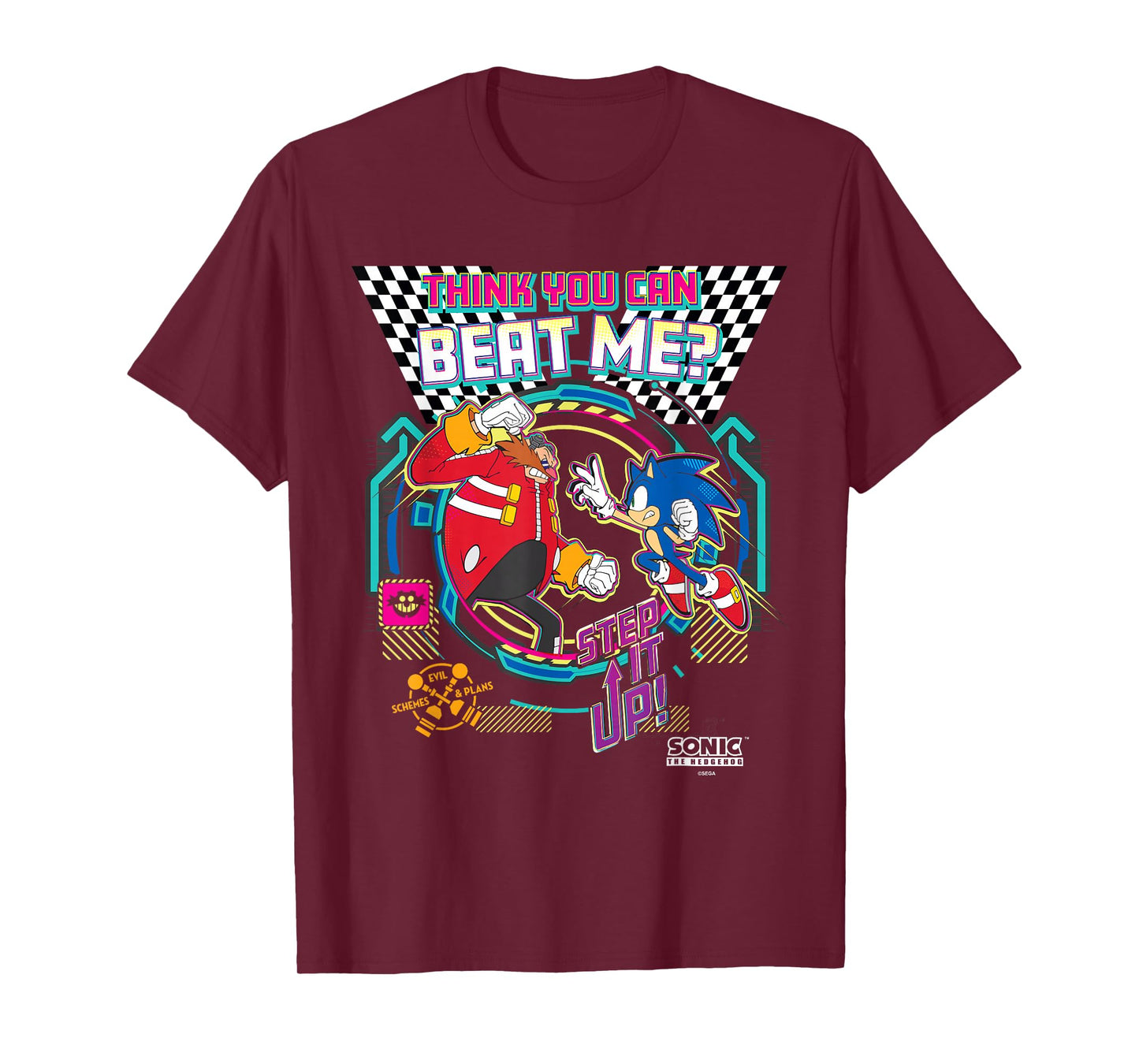 Sonic The Hedgehog Think You Can Beat Me? Dr. Eggman Fight T-Shirt
