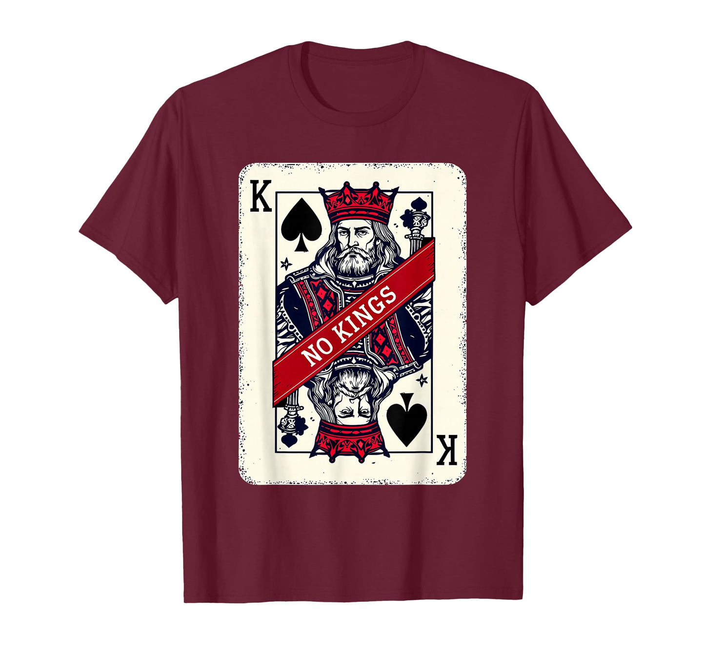 King Card No Kings Statement Art T-Shirt