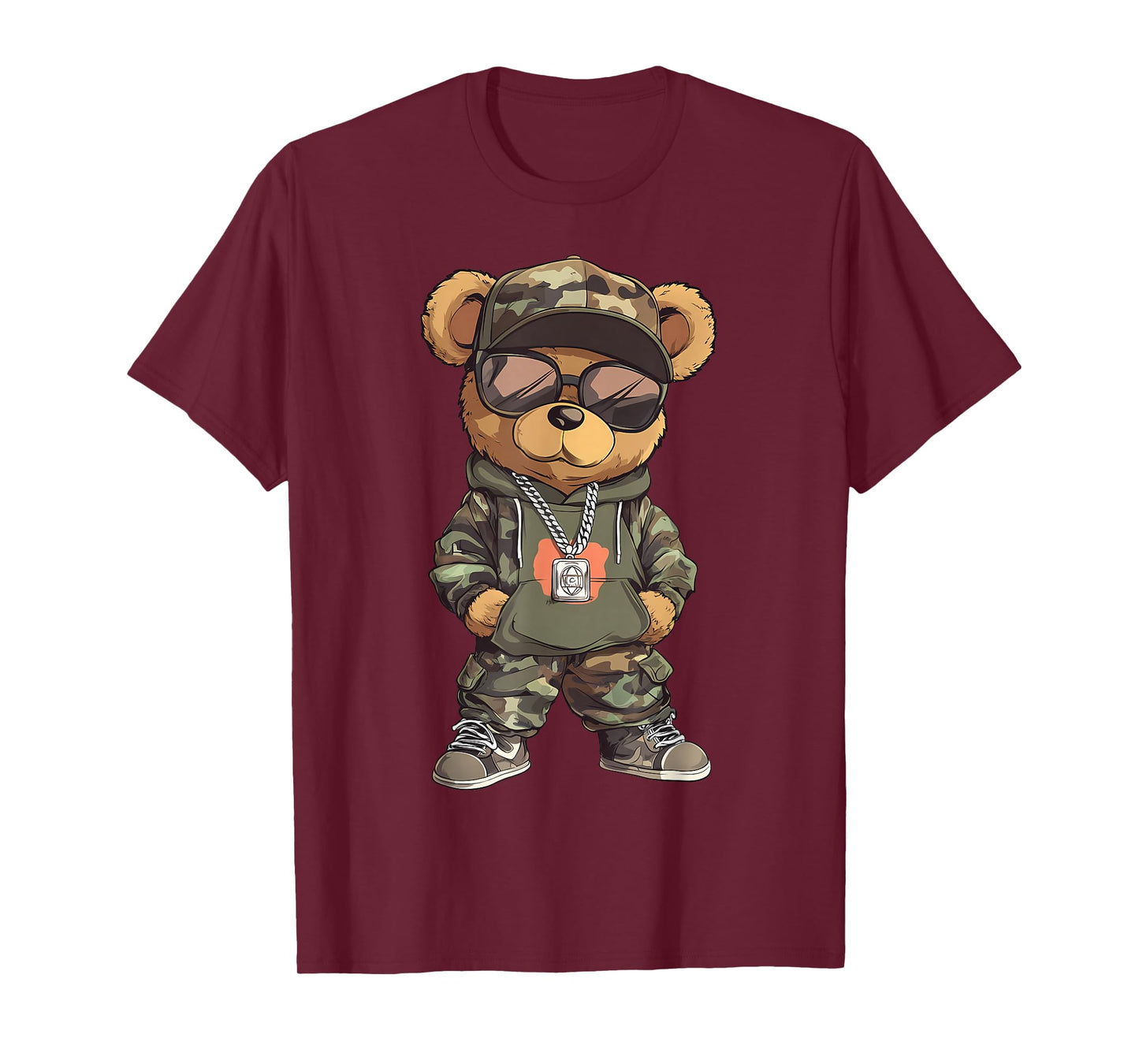 Hip Hop Music Teddy Sunglasses T-Shirt