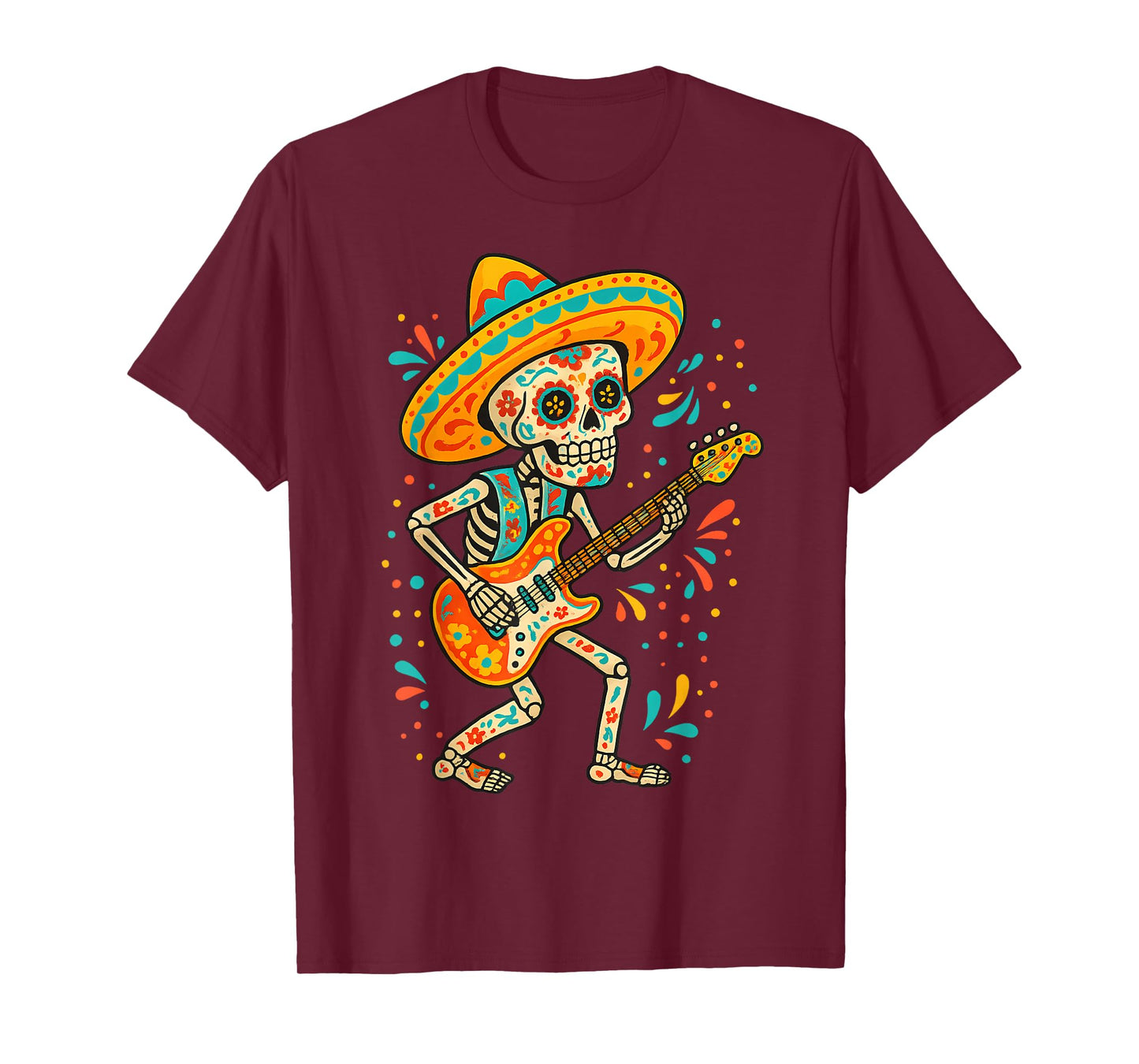 Dia De Los Muertos Skeleton Dancing Skull Day of The Dead T-Shirt