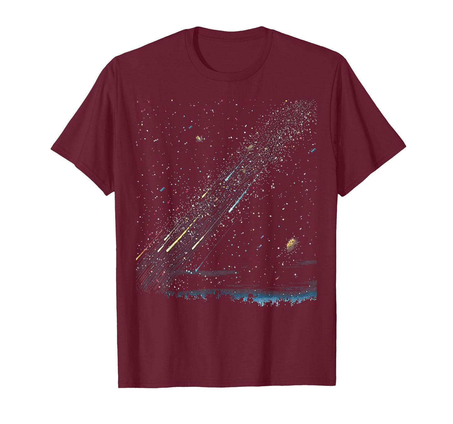 Pixel Meteor Shower T-Shirt
