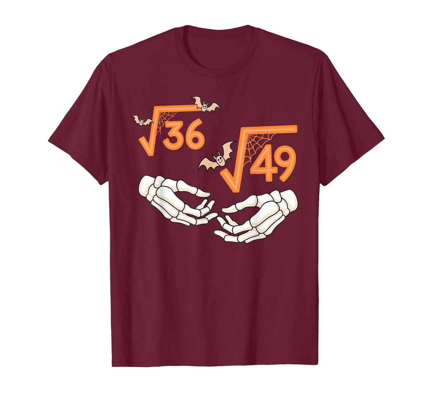 6 7 Halloween Math Square Root 67 Meme Gen Alpha Six Seven T-Shirt