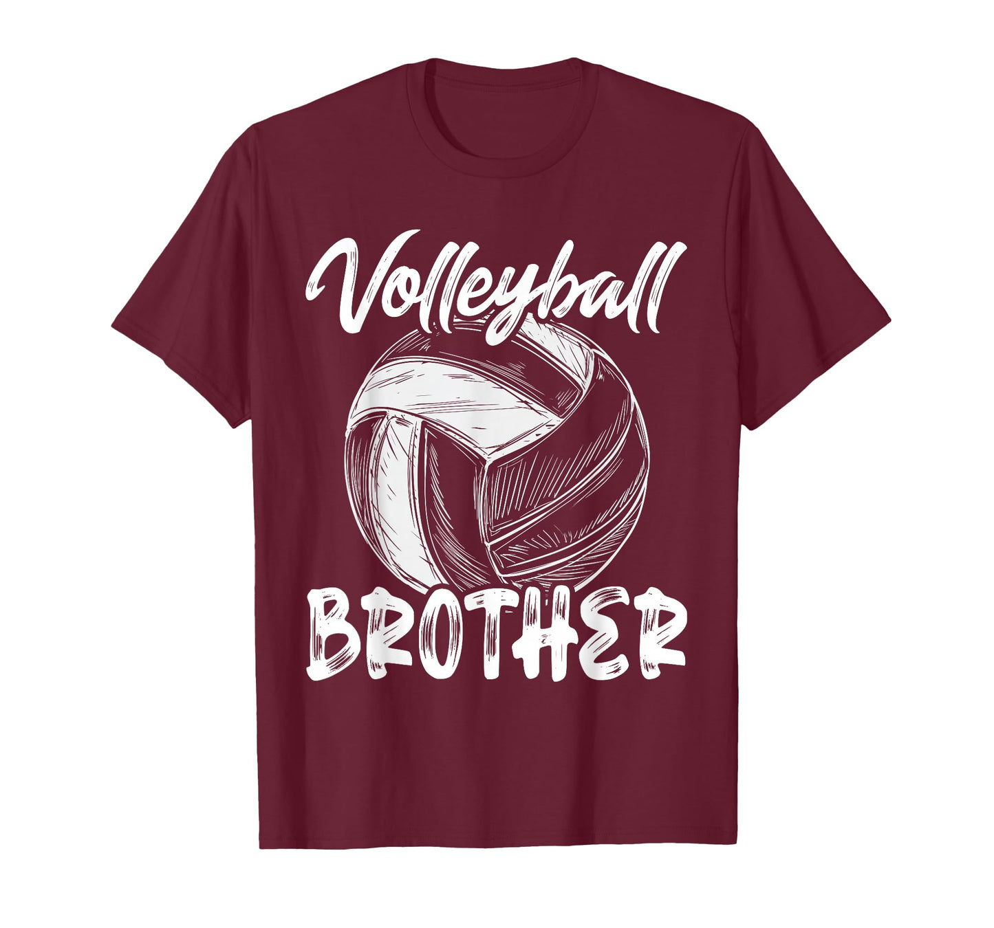 Brother For Men Family Matching Volleyball Player T-Shirt