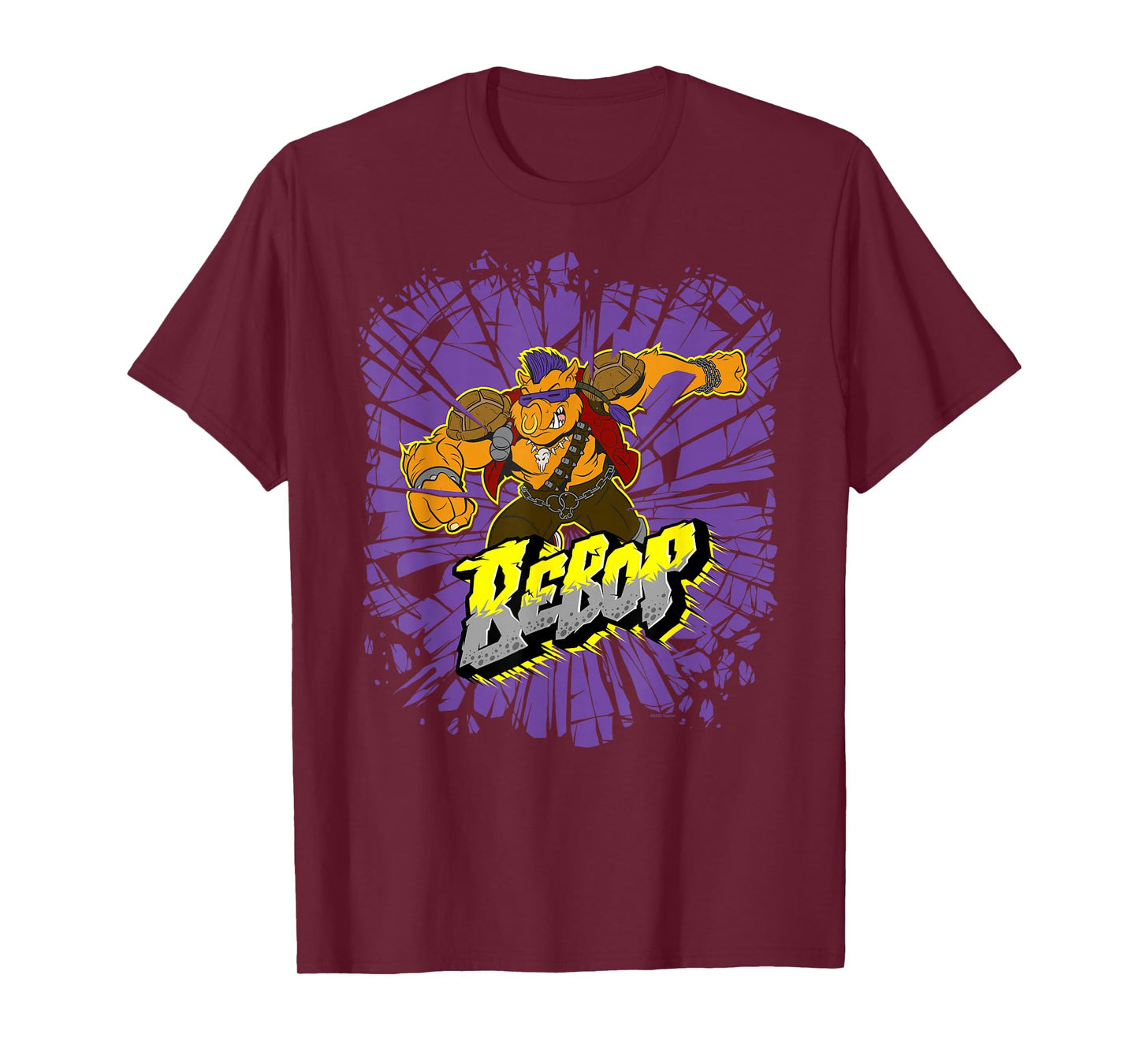 TMNT Shattered Bebop Retro Cartoon T-Shirt