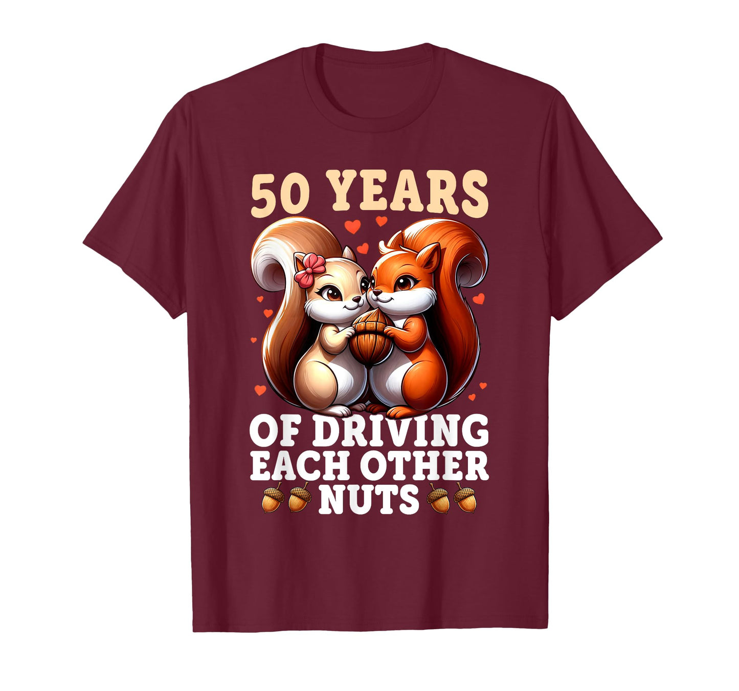 50th Wedding Anniversary - 50 Years of Marriage Funny Couple T-Shirt