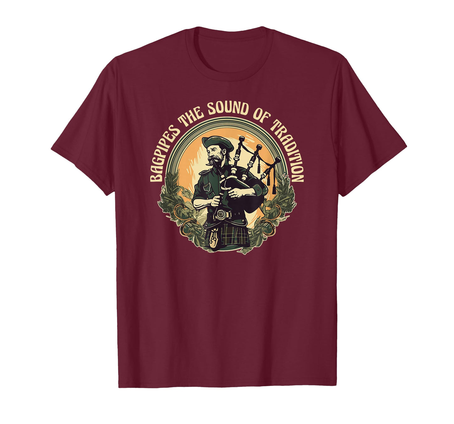 Bagpiper Bagpipes-Music Scotland Bagpipe-Sound Bagpipe T-Shirt