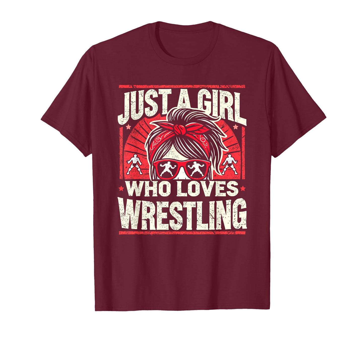 Just A Girl Who Loves Wrestling, Girls & Women, Wrestler T-Shirt