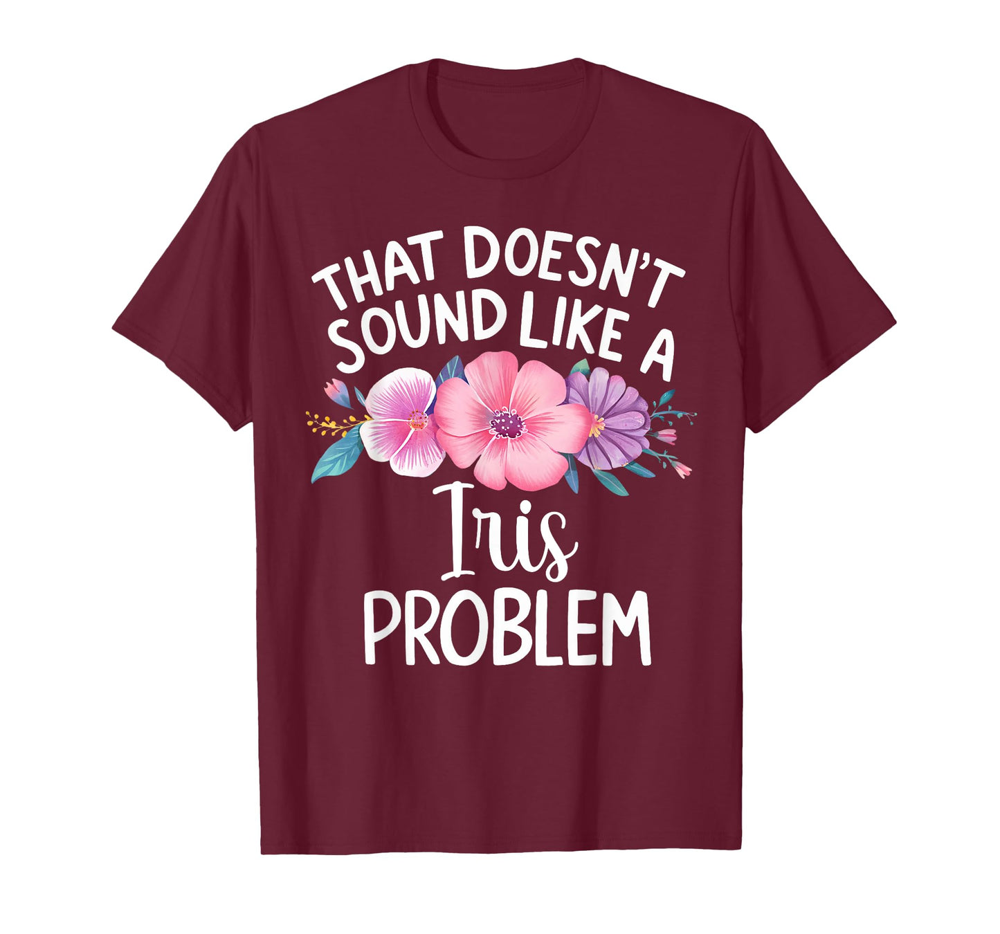 IRIS Personalized Cute Flower Girls IRIS Name T-Shirt