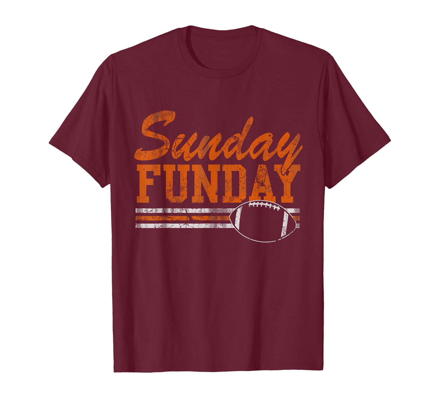 Retro Sunday Funday Football Fan Men Women Kids T-Shirt
