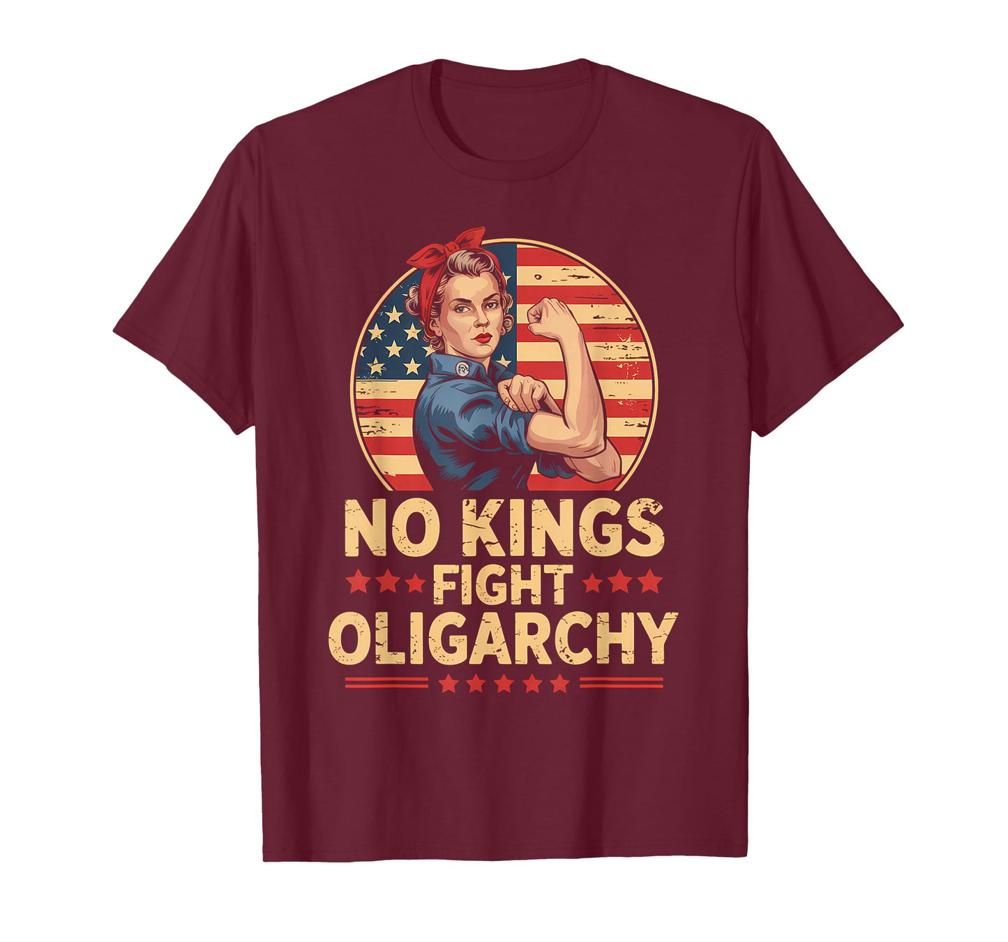 No Kings T Shirt Fight Oligarchy No Kings In America Women T-Shirt