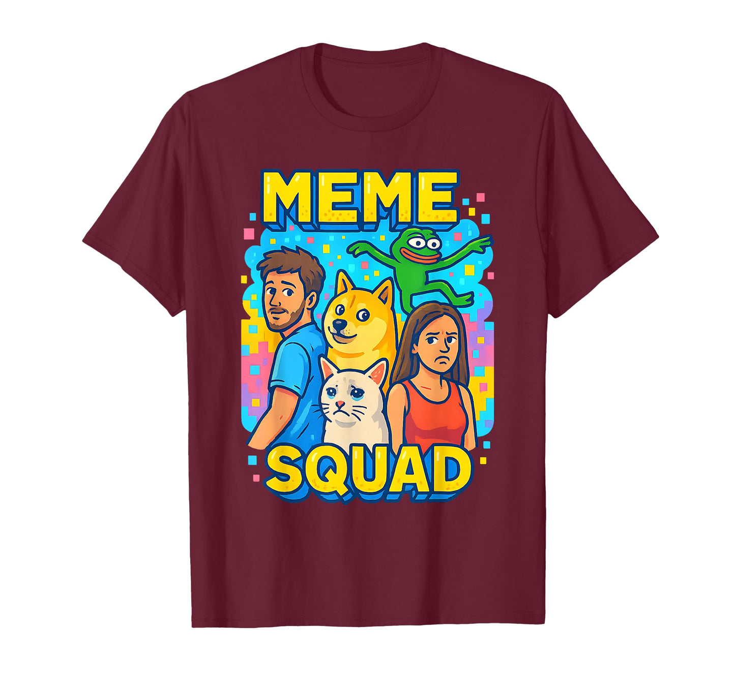 Funny Internet Culture Dank Memes Compilation Meme Squad T-Shirt
