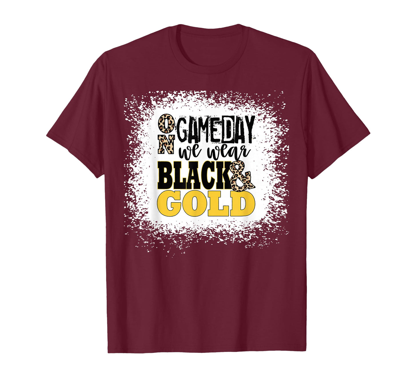 On Gameday Football We Wear Gold And Black T-Shirt