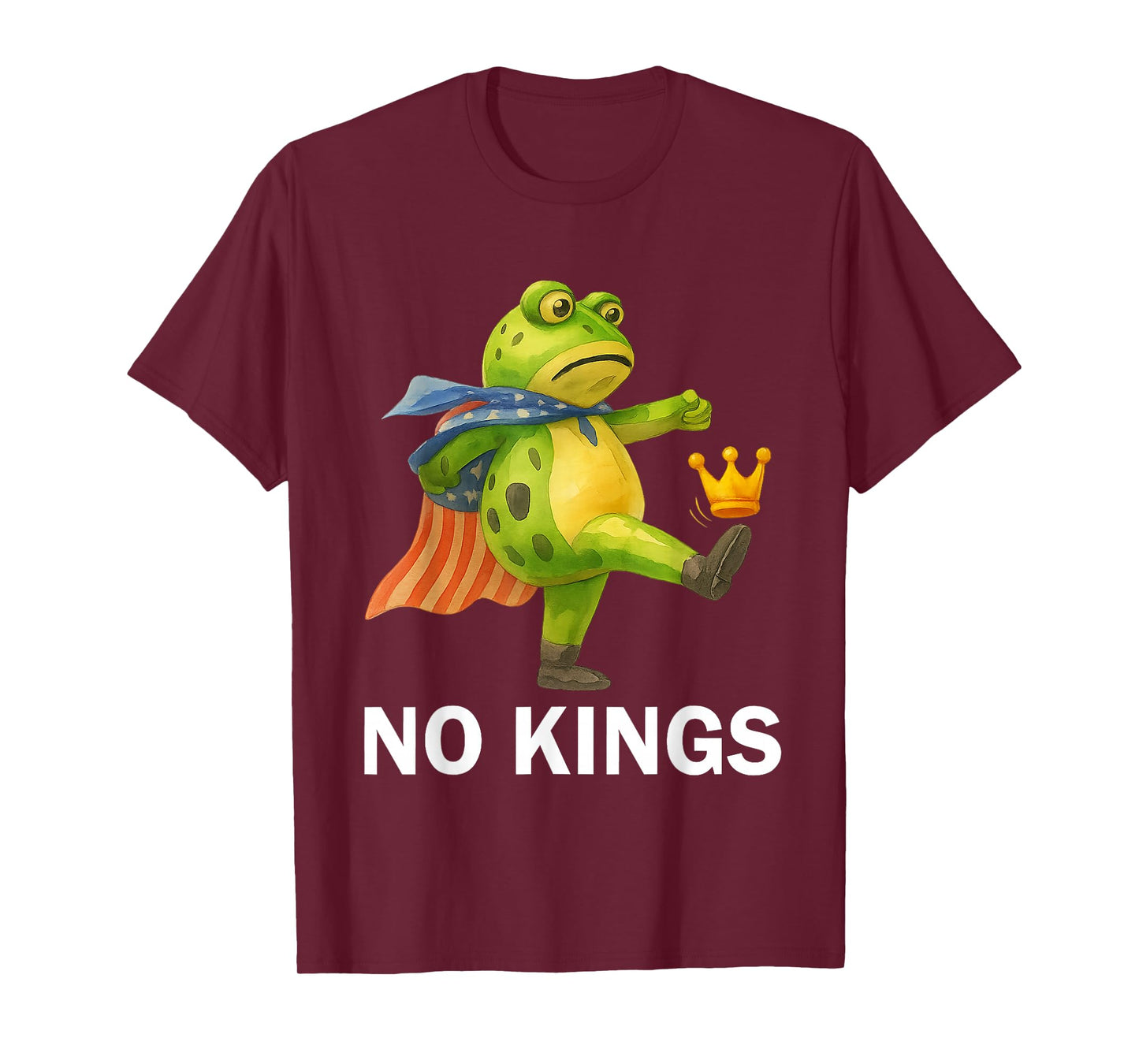 No Kings Shirt Men Women Portland Frog Protest T-Shirt