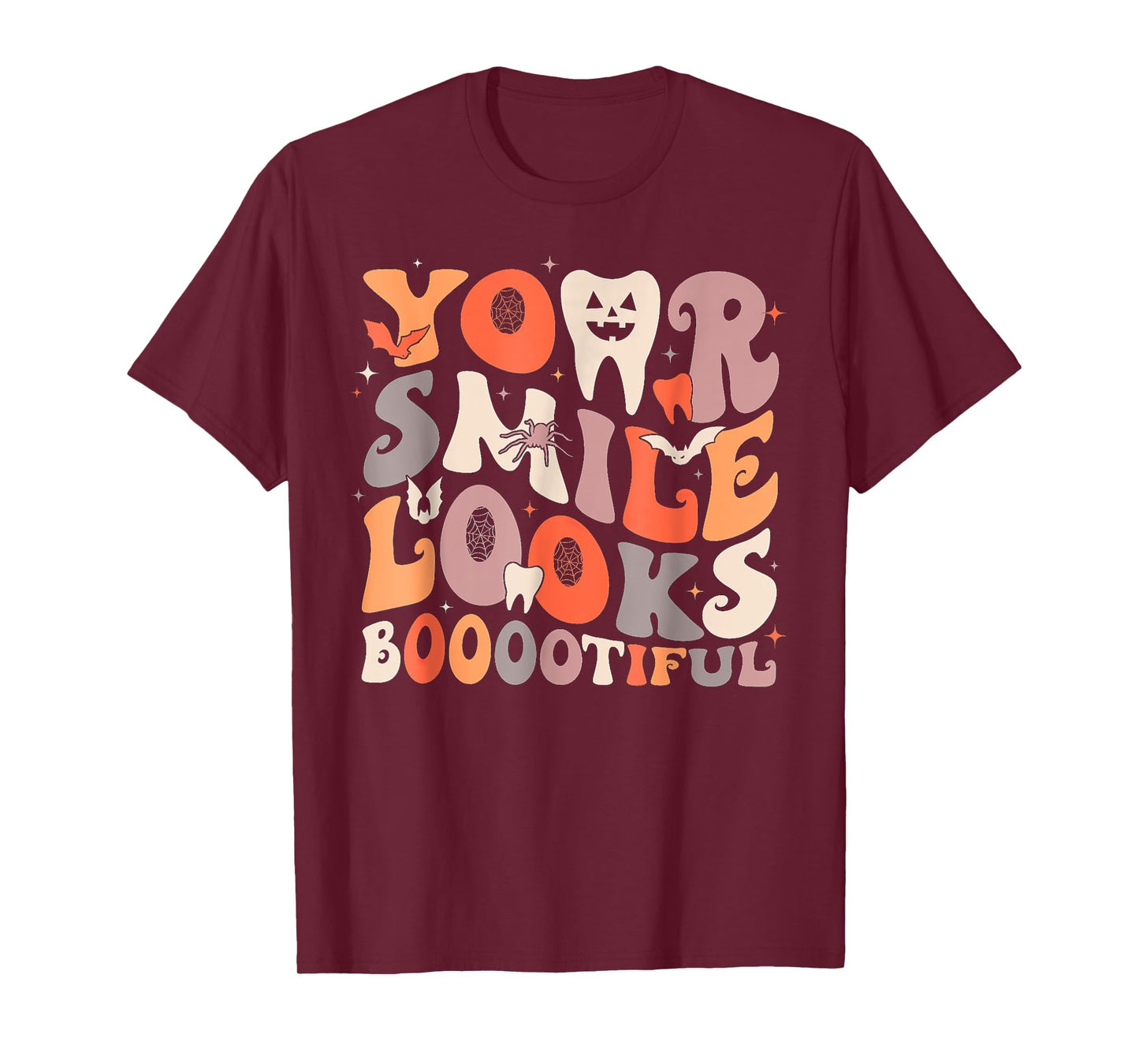 Your Smile Look Bootiful Teeth Dentist Halloween T-Shirt