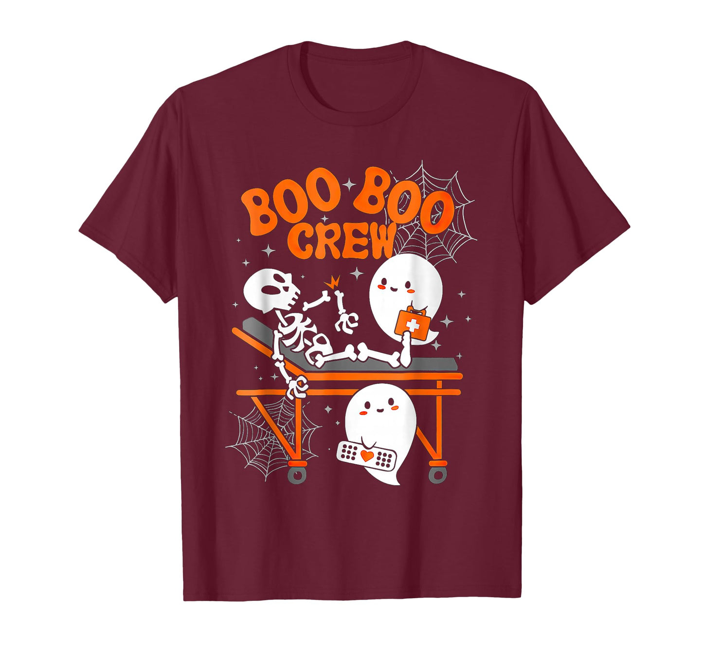 Boo Boo Crew Ghost Doctor Nurse Halloween T-Shirt