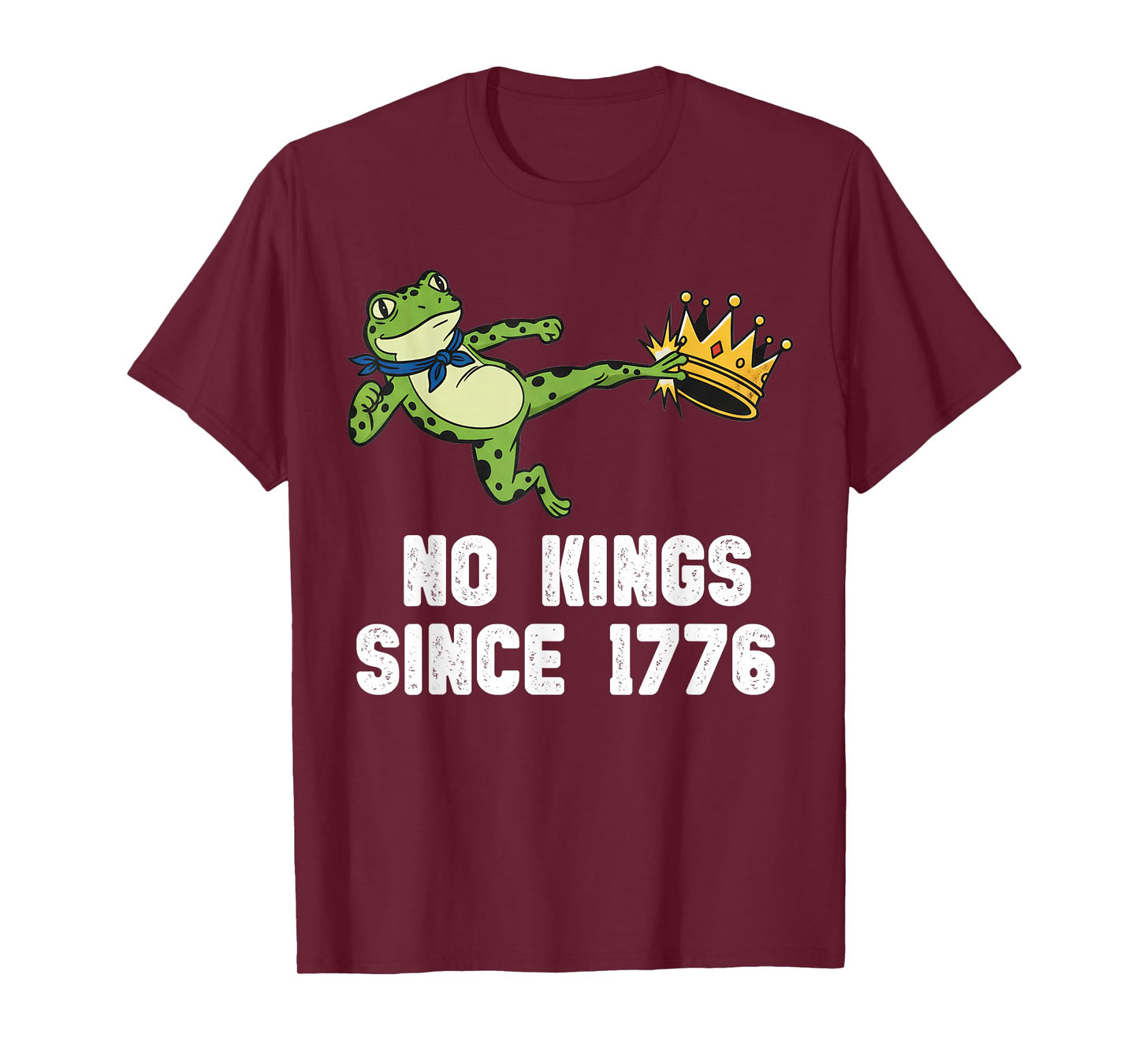 No Kings Since 1776 No Kings in America We The People Frog T-Shirt