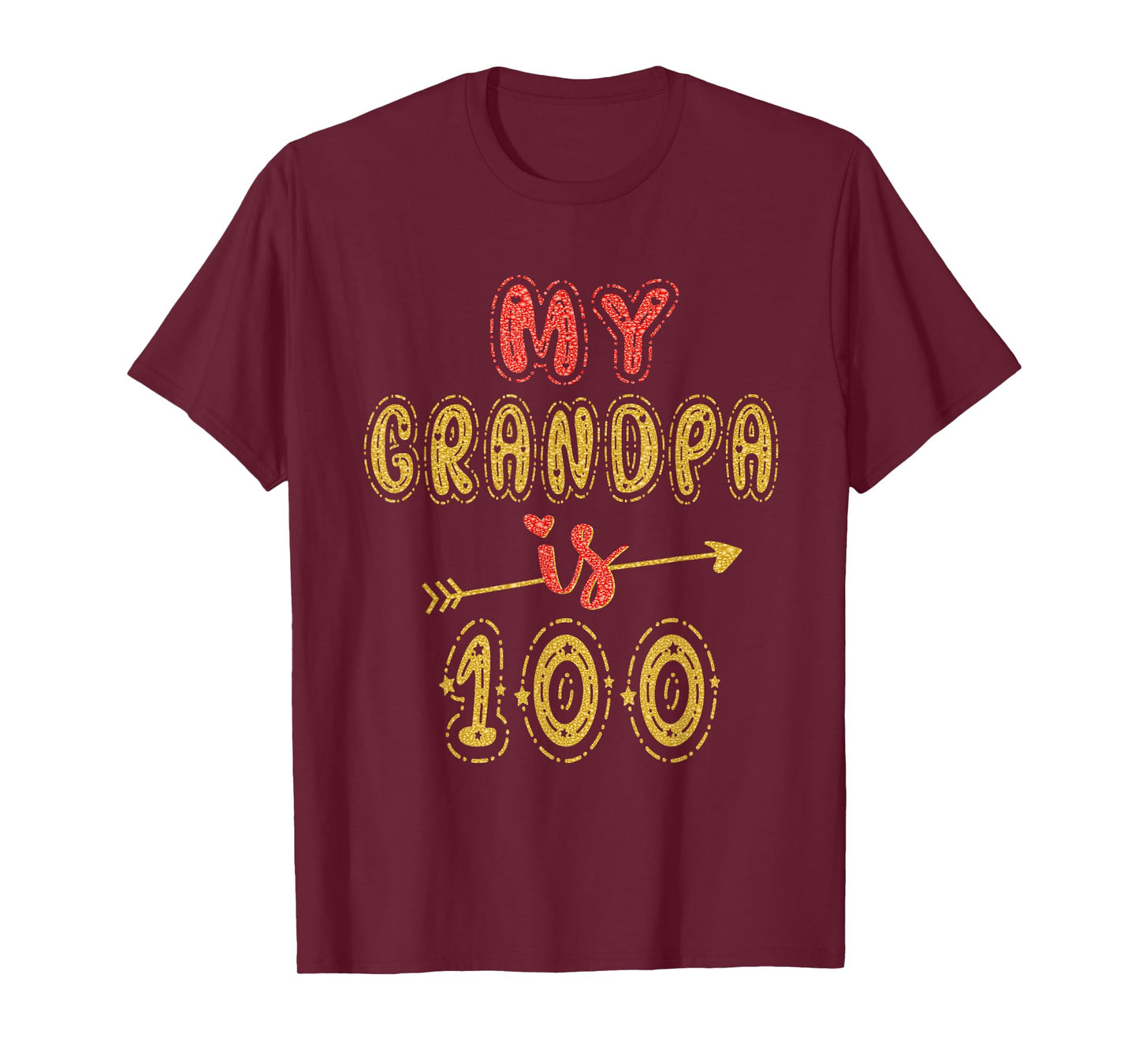 My Grandpa Is 100 Years Old Grandad 100th Birthday Idea T-Shirt