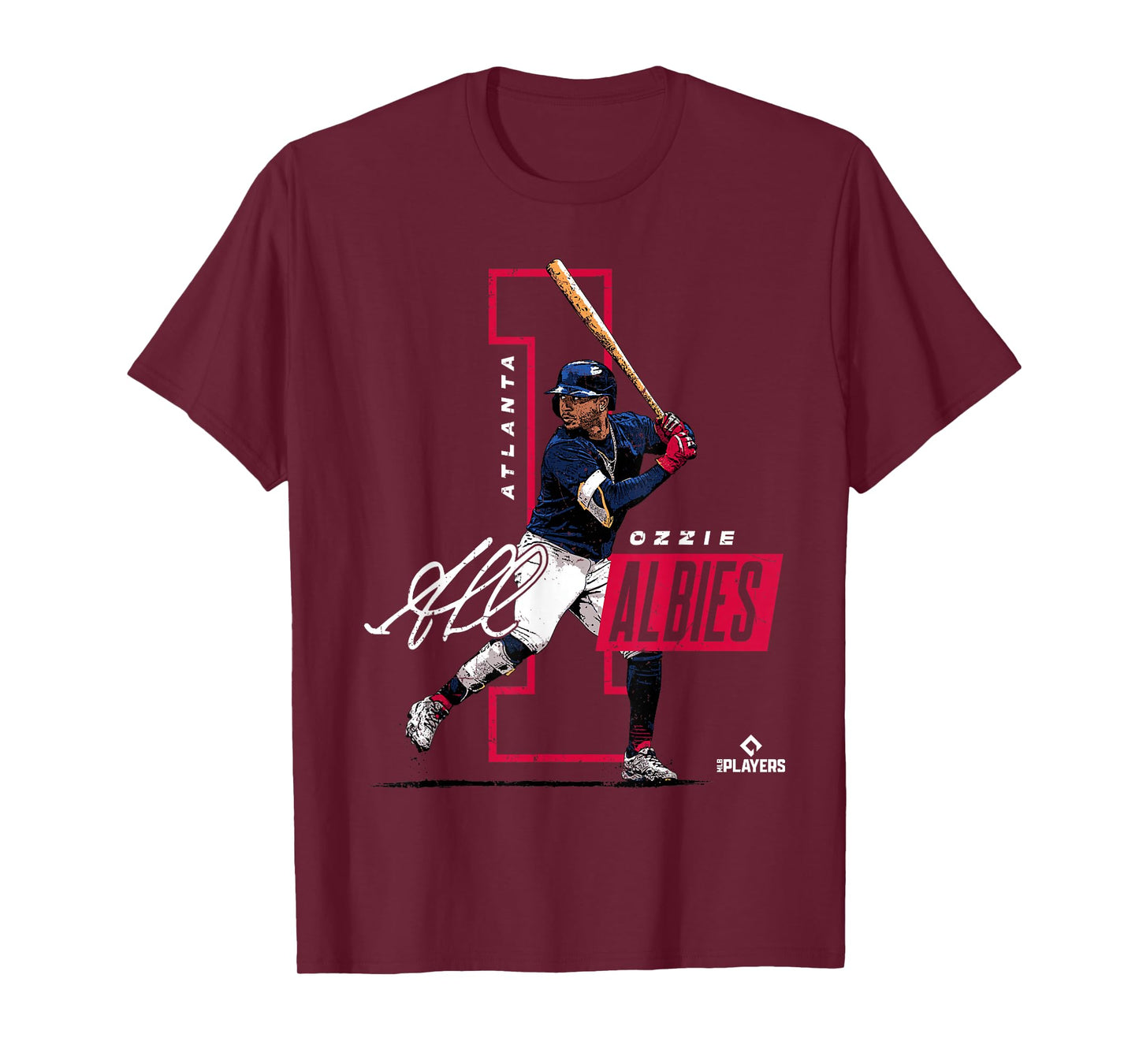 Ozzie Albies | Atlanta Baseball MLB Players | MLBALB4010 T-Shirt