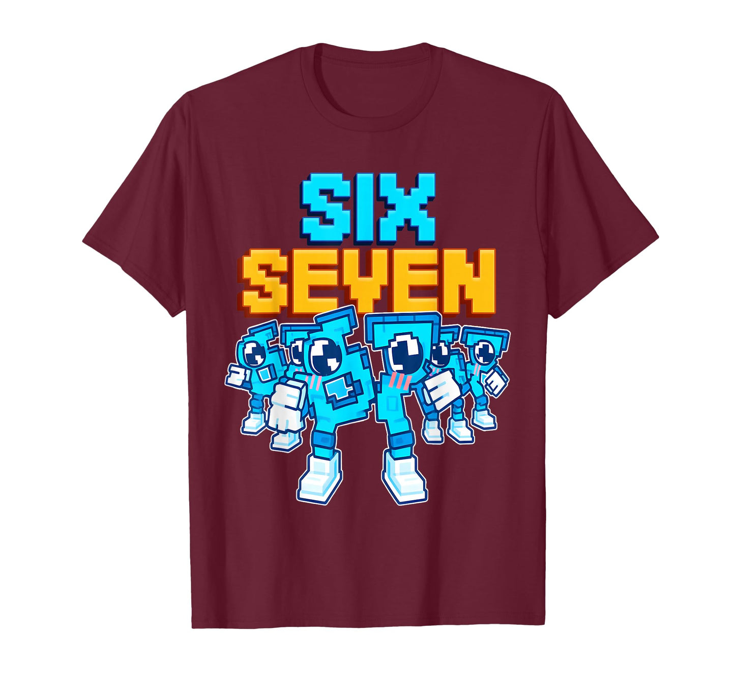67 Six Seven Funny Italian Brainrot Kids Gaming Meme T-Shirt