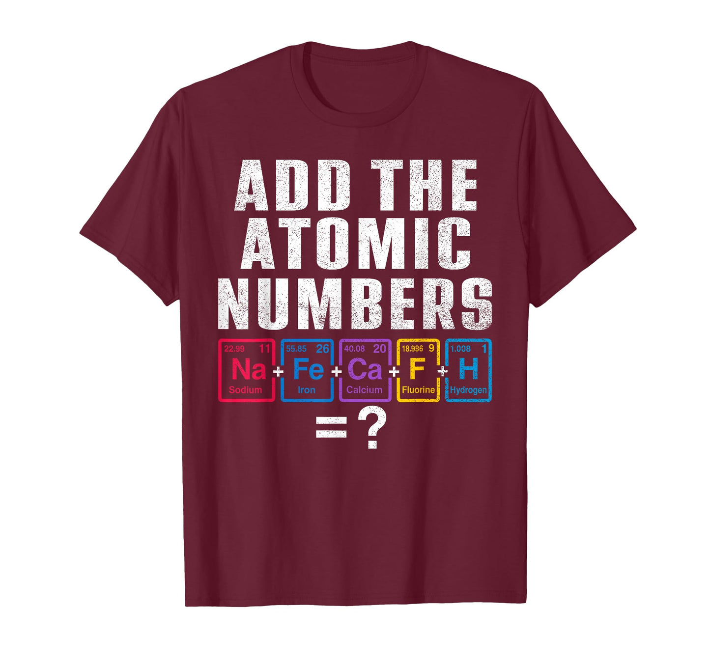 Vintage 67 Six Seven Meme Matching Elements Periodic Table T-Shirt