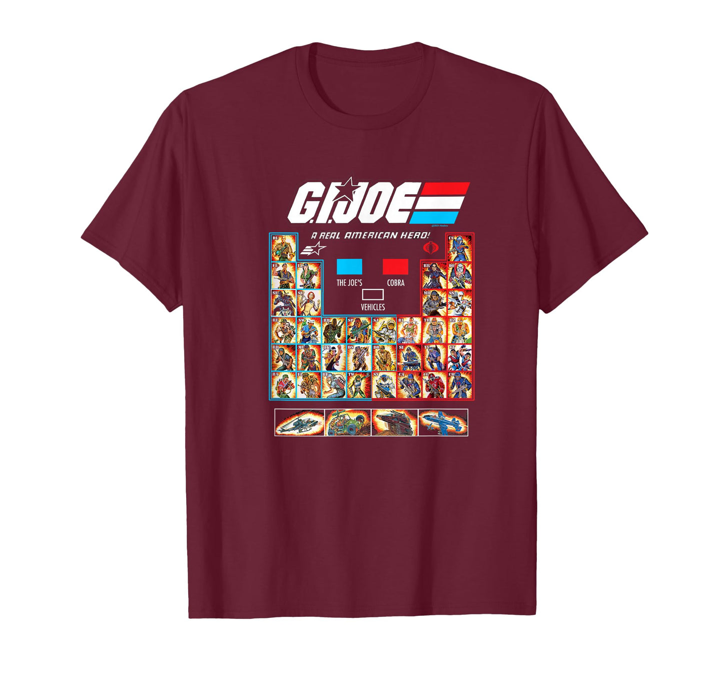 G.I. Joe Group Shot Periodic Roll Call T-Shirt