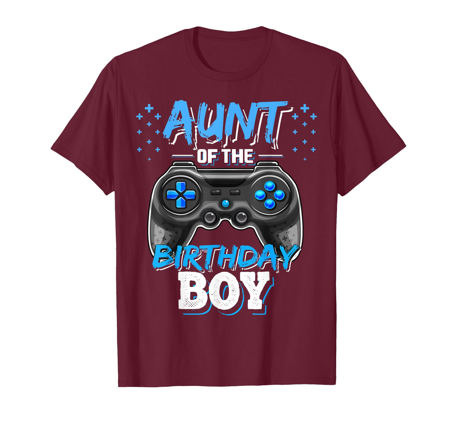 Aunt of the Birthday Boy Matching Video Game Birthday Gift T-Shirt