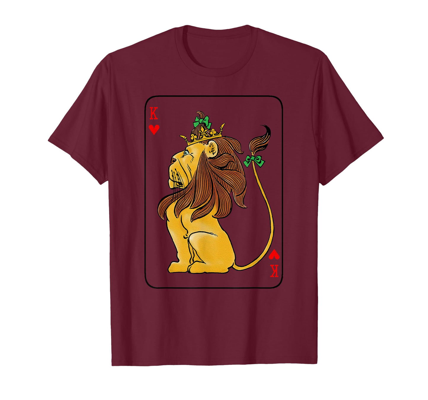 OZ Lion Card King of the Jungle Wizard of OZ Cowardly Lion T-Shirt