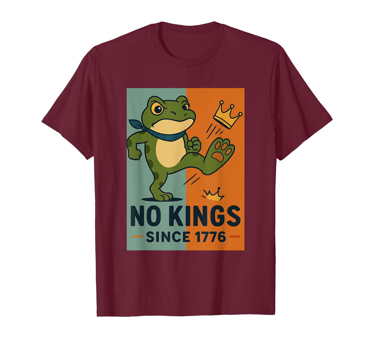 Funny Frog No Kings Resist Portland Protest Meme T-Shirt