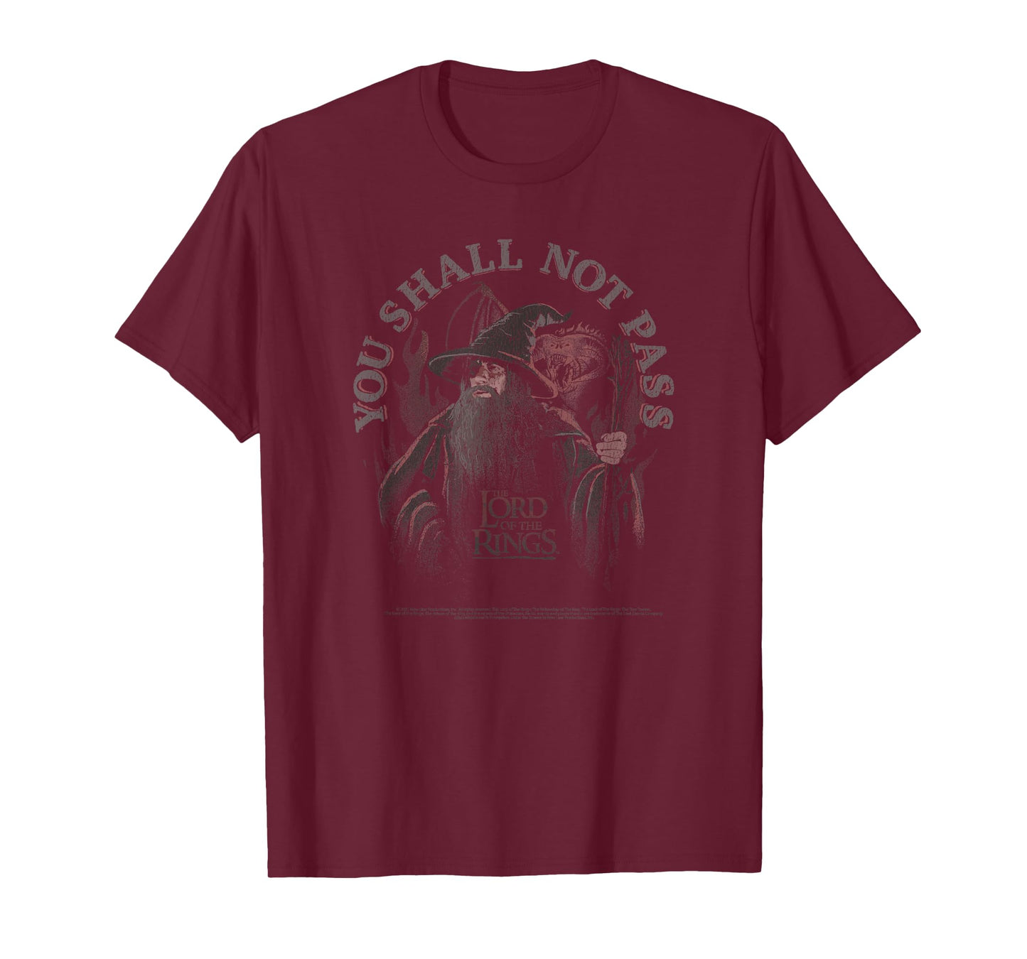 The Lord of the Rings Gandalf You Shall Not Pass T-Shirt