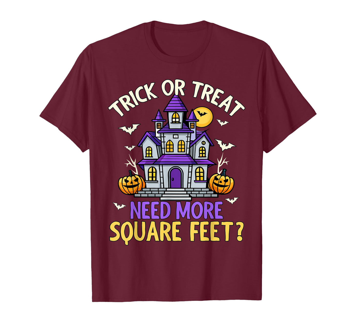 Halloween Real Estate Agent Broker Funny Realtor Men Women T-Shirt