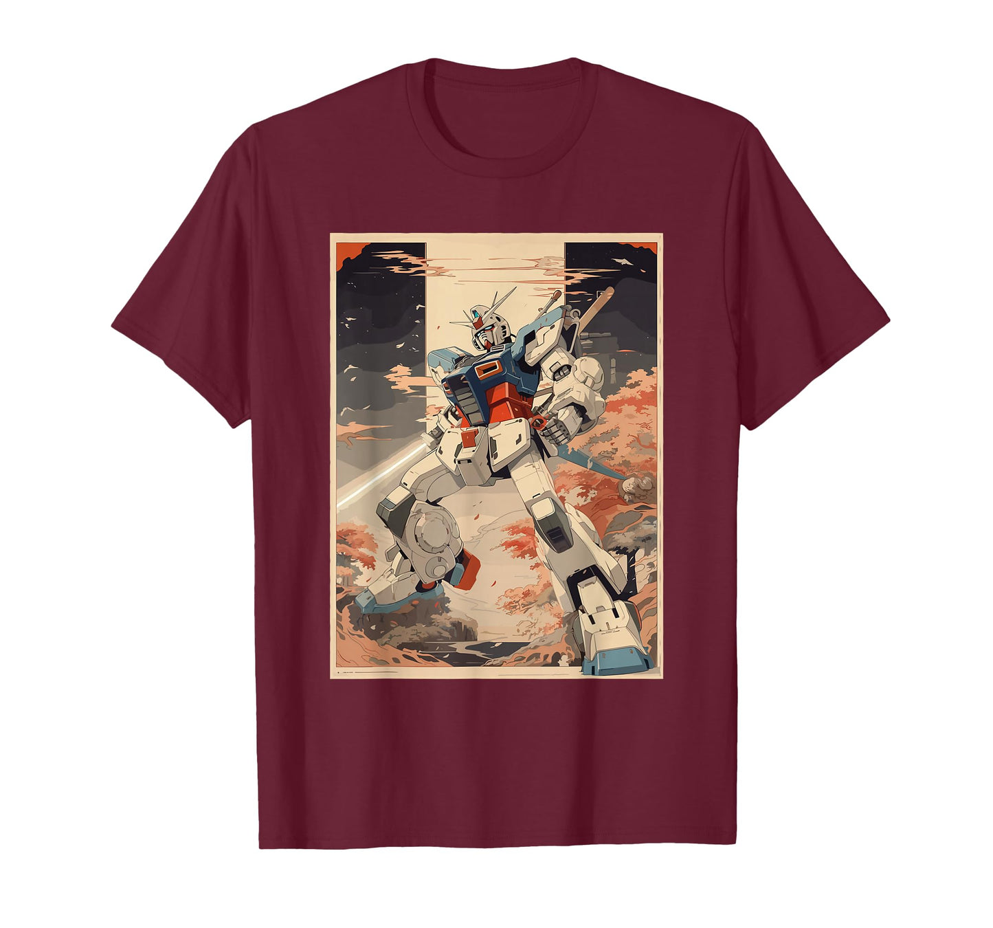 Anime Japanese robot giant mecha anime robot action figure T-Shirt
